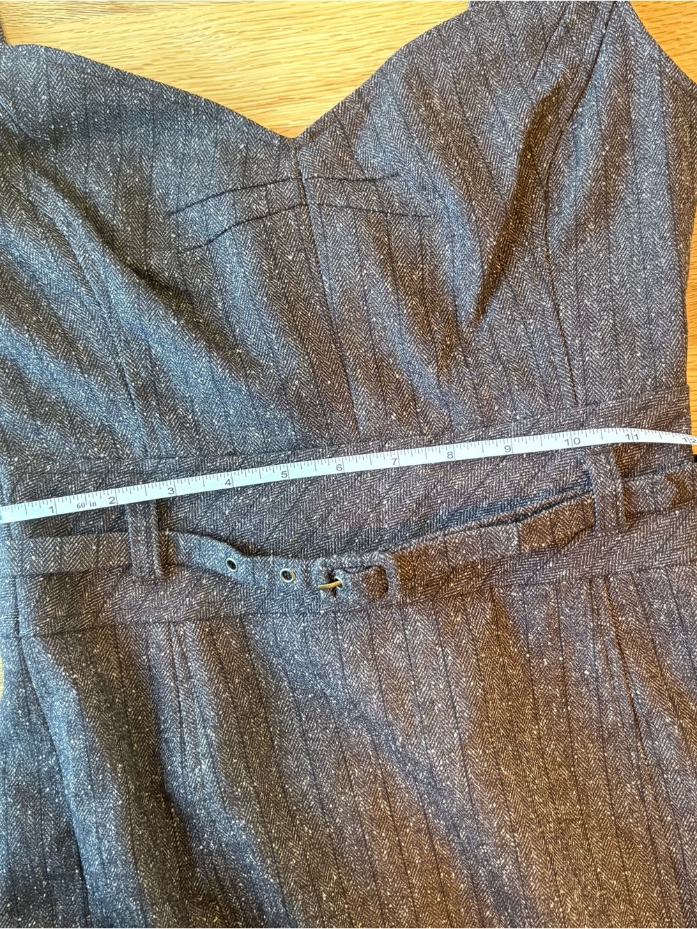Vintage GUESS Brand Tweed Sheath Dress with Belt - Picture 11 of 12